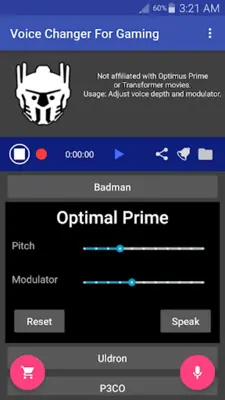 Voice Changer Mic for Gaming - PS4 XBox PC android App screenshot 6